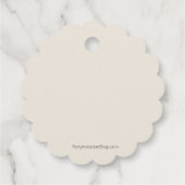 Boho Leaves Flowers Vrijgezellenfeest Bedankjes Labels (Achterkant)