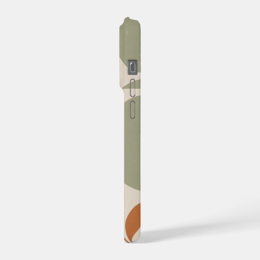 Boho Leaves Phone Case | Modern Botanical iPhone Hoesje (Linkerkant)