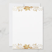 Boho  Leaves Rustic Herfst Terracotta Wedding Kaart (Achterkant)