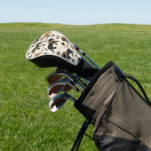 Boho Leeuw Tribale Safari Patroon Golfheadcover (Insitu)