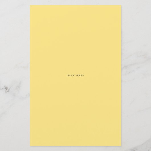 Boho Lemon Advies voor de Bride Vrijgezellenfeest (Achterkant)