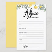 Boho Lemon Advies voor Passen getrouwd Weddenschap (Voorkant / Achterkant)