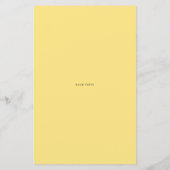 Boho Lemon Emoji Pictionary Books Baby shower Game (Achterkant)