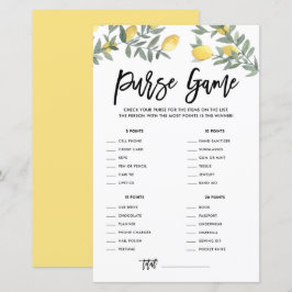 Boho Lemon wat is er in je Purse Vrijgezellenfeest