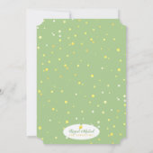 Boho Lemons Genderneutraal Virtueel Baby shower Kaart (Achterkant)