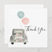 Boho Lentebruiloft Bedankkaartjes Kaart (Voorkant / Achterkant)