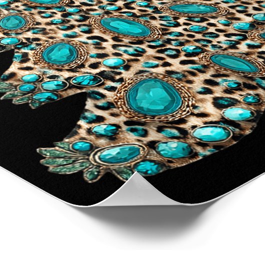 Boho Leopard Christmas Tree Cheetah Print Coquette (Hoek)