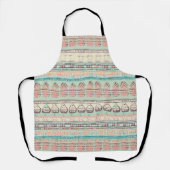 Boho leuk patroon schort (Voorkant)