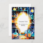 Boho Leuke Chemie Wetenschapper Verjaardag Bedankkaart (Voorkant / Achterkant)