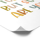 Boho leven is moeilijk, maar jij ook Poster (Hoek)