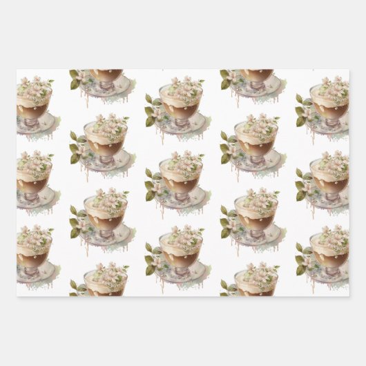 Boho Liefde Borrelt Florale Bruids Bruiloft Brunch Inpakpapier Vel (Voorkant)