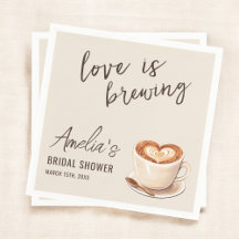 Boho Liefde Bruist Bruiloft Coffee Bridal Shower
