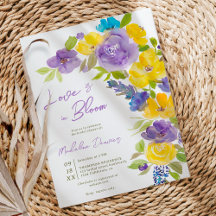 Boho liefde in bloei lavendel floraal vrijgezellen