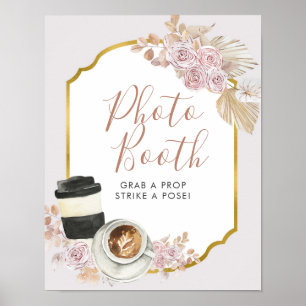 Boho Liefde is Bruisend Fotohokje Bord Poster