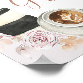 Boho Liefde is Zoete Bruiloft Cards & Cadeaus Pos Poster (Hoek)