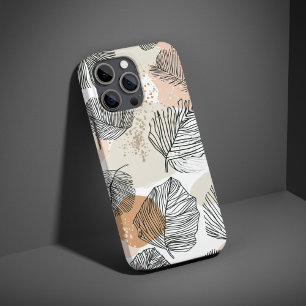 Boho Lijn Kunst Bloem Aesthetische Plant Minimalis iPhone 16 Hoesje