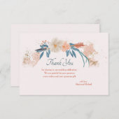 Boho Lijst Hartelijk dank Bedankkaart (Voorkant / Achterkant)