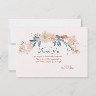 Boho Lijst Hartelijk dank Bedankkaart