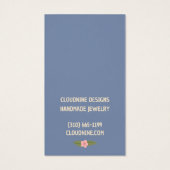 Boho Lijst Oorbel Ketting Sieraden Display Kaart (Achterkant)