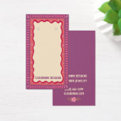 Boho Lijst Oorbel Ketting Sieraden Display Kaart (Bureau)