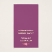 Boho Lijst Oorbel Ketting Sieraden Display Kaart (Achterkant)