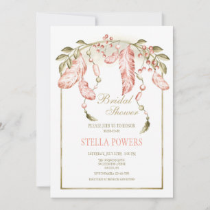 Boho Lijst Shower Kaart