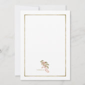 Boho Lijst Shower Kaart (Achterkant)