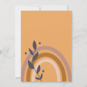 Boho Lil missen een prachtige verjaardagsuitnodigi Aankondiging (Achterkant)