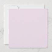 Boho Lila Bloemen Bruiloft Save the Date (Achterkant)