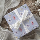 Boho lila Wildflower Waterverf Cadeaupapier<br><div class="desc">Introductie van ons prachtige originele naadloze waterverf-ontwerp,  nauwgezet in de creatieve wereld van onze studio. Fijne wilde bloemen gerangschikt in een betoverend naadloos patroon,  waardoor het ideaal is voor bruiloften,  jubilea,  verjaardagen en daarbuiten.</div>