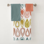 Boho Lines Bath Towel Set Bad Handdoek (Insitu)