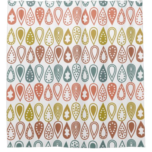 Boho Lines Douchegordijn (Voorkant)