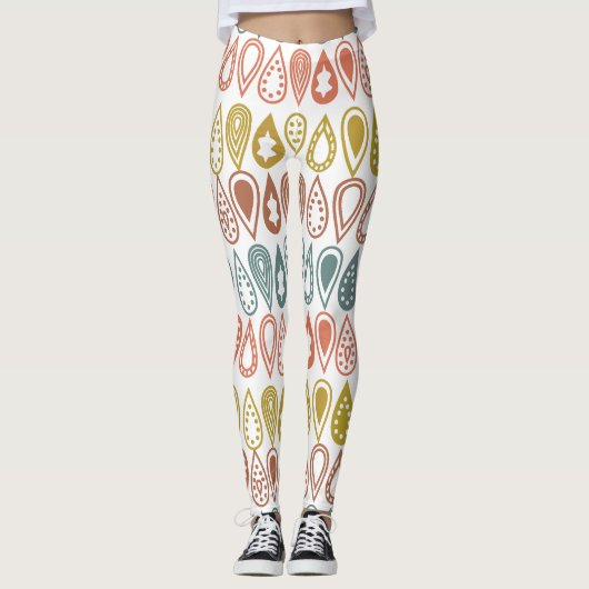 Boho Lines Leggings (Voorkant)