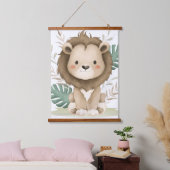 Boho Lion &leaf Hangend Wandkleed (Slaapkamer)