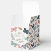 Boho Little Butterfly Baby shower Bedankdoosjes (Geopend)