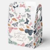 Boho Little Butterfly Baby shower of Verjaardag Bedankdoosjes (Geopend)
