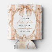 Boho Little Cutie Pie Thanksgiving Baby Shower Blikjeskoeler (Achterkant)