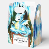 Boho Little Dragon Baby shower Bedankdoosjes (Geopend)