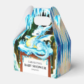 Boho Little Dragon Baby shower Bedankdoosjes (Voorkant Zijde)