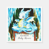 Boho Little Dragon Baby shower Servet (Voorkant)