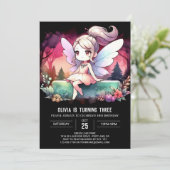 Boho Little Fairy Verjaardag Kaart (Staand voorkant)