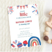 Boho Little Firecracker 4 juli Verjaardag Kaart