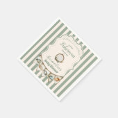 Boho Little Fisherman Gevist Baby shower Servet (Hoek)