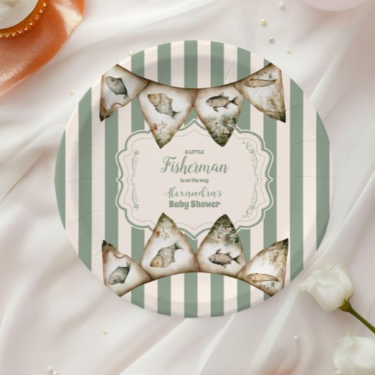 Boho Little Fisherman Gevist Papieren Bordje