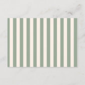 Boho Little Fisherman Vist Diapper Raffle Informatiekaartje (Achterkant)