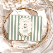 Boho Little Fisherman Vist Diapper Raffle Informatiekaartje