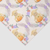 Boho Little Lamb Pompoen Waterverf Baby shower Tissuepapier (Detail)