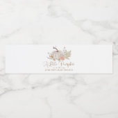 Boho Little pumpkin is onderweg Waterfles Etiket (Enkel label)