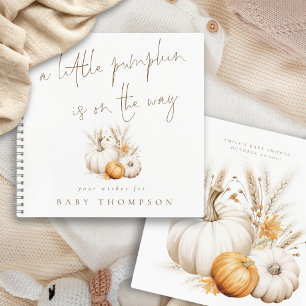 Boho Little Pumpkin op weg Baby Gastenboek Notitieboek
