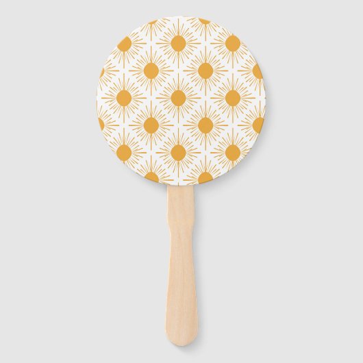 Boho Little Ray of Sun Neutral Baby shower Handwaaier (Achterkant)